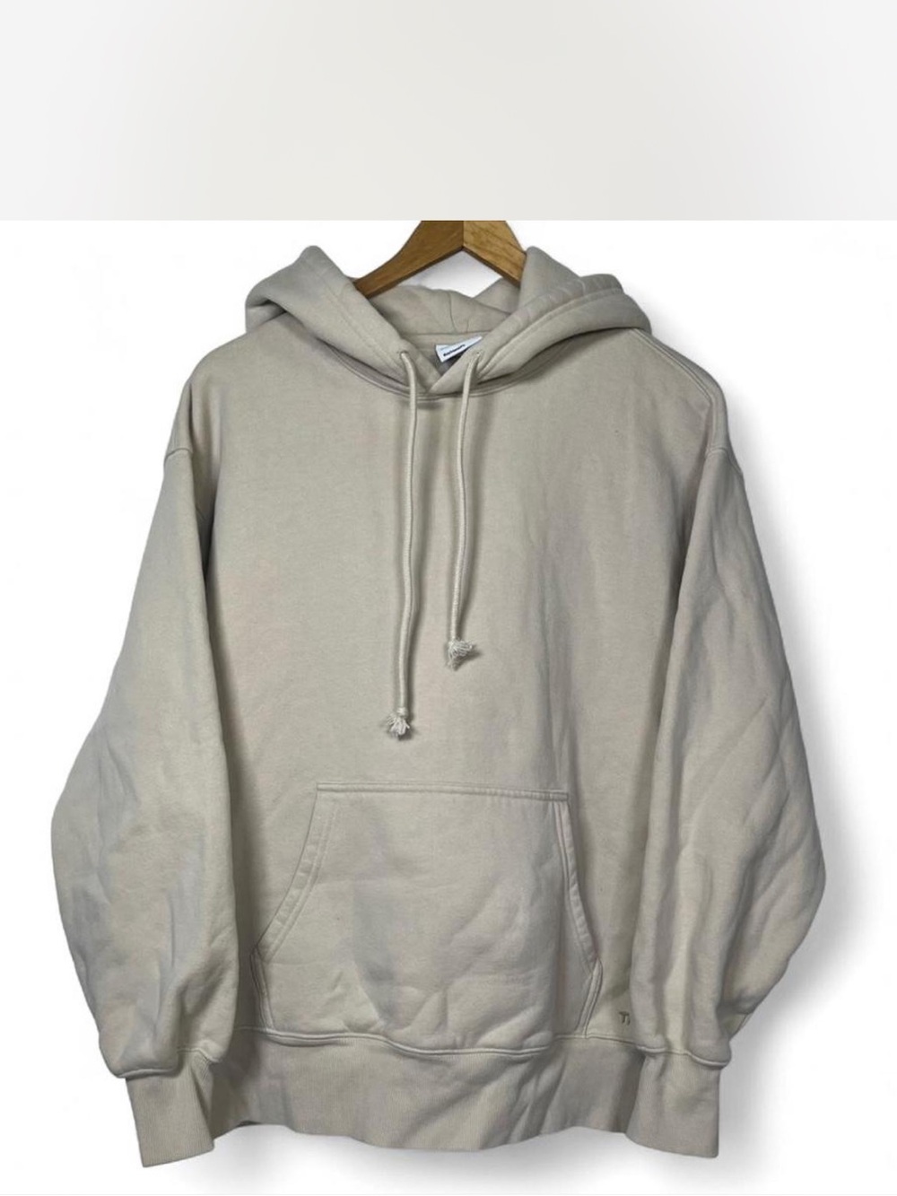 Aritzia‎ Tna Cozy Fleece Boyfriend Oversized Hoodie Beige Women XS